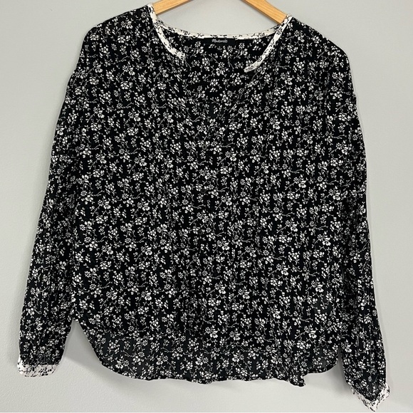 Madewell Print-Mix Meadow Shirt in Branch Floral Large - Picture 3 of 7
